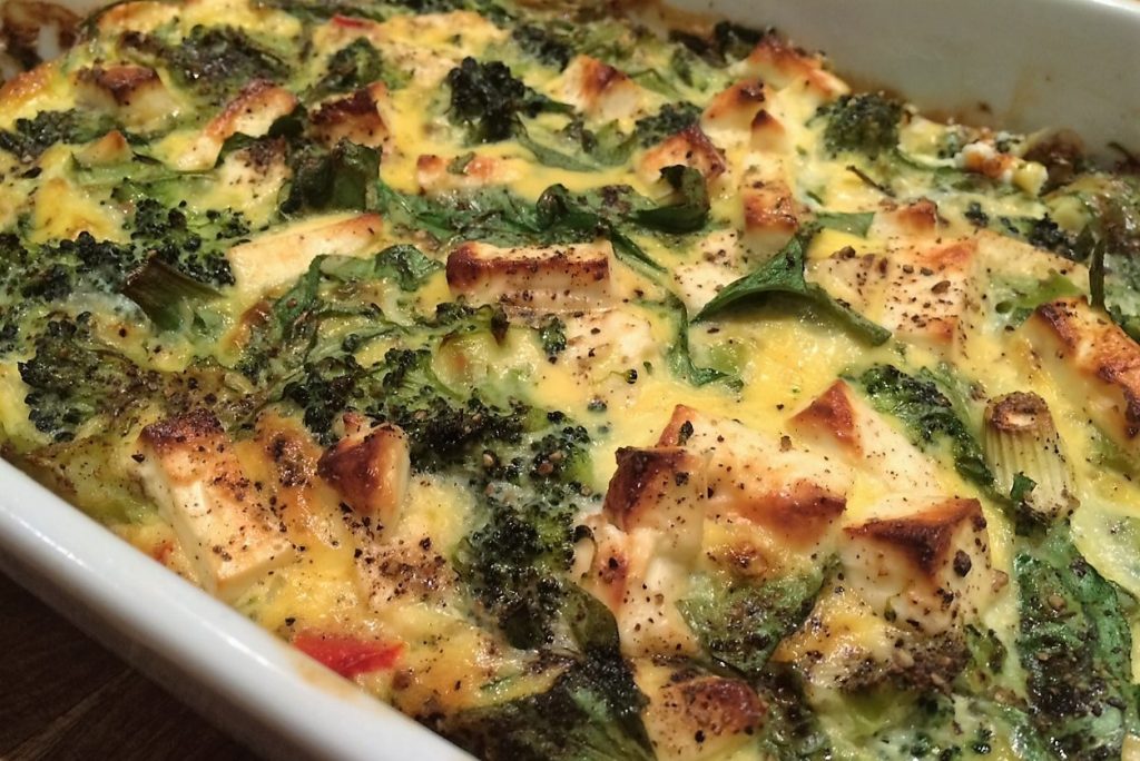 BareNaked Broccoli and Feta Quiche (Crustless)